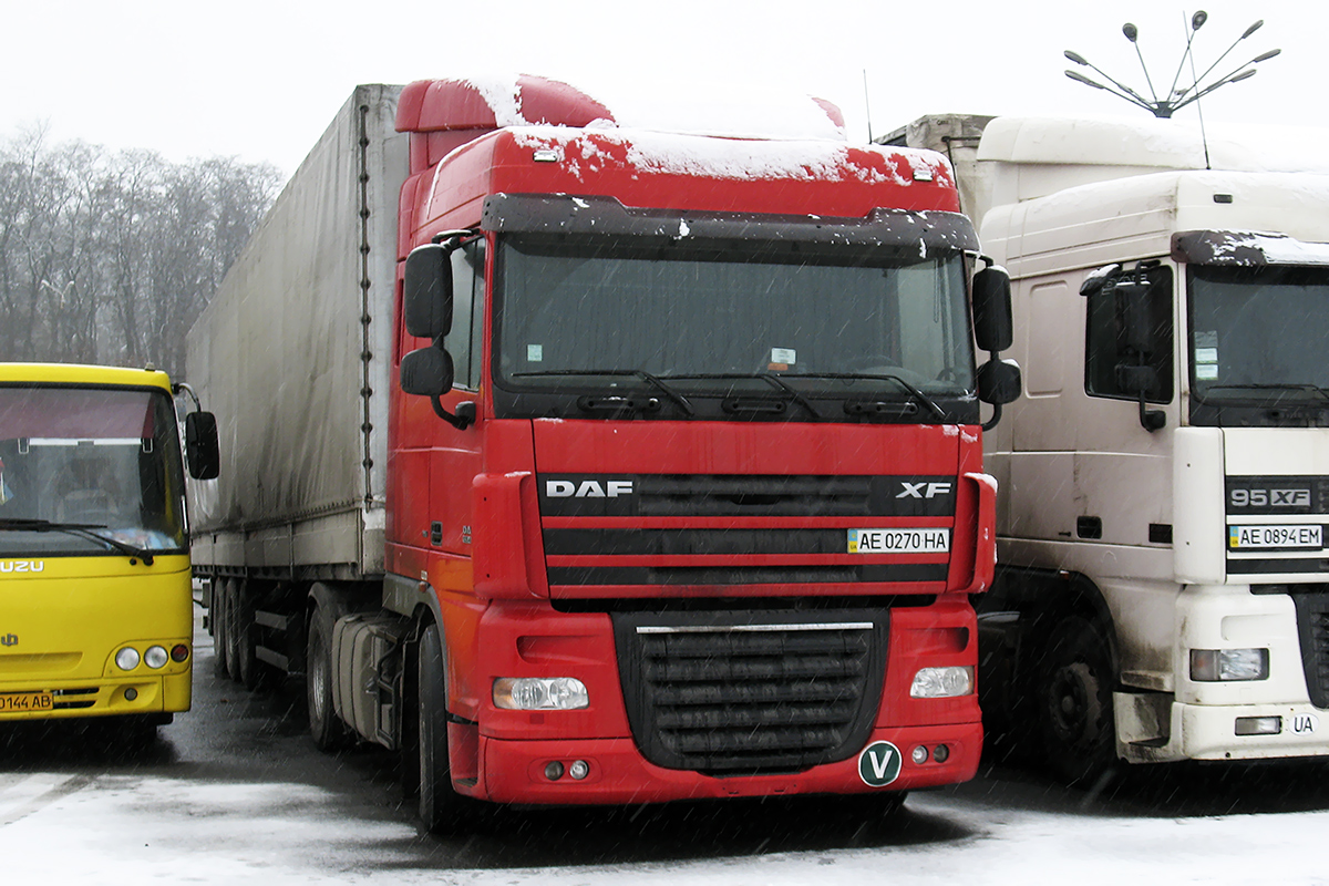 Днепропетровская область, № АЕ 0270 НА — DAF XF105 FT