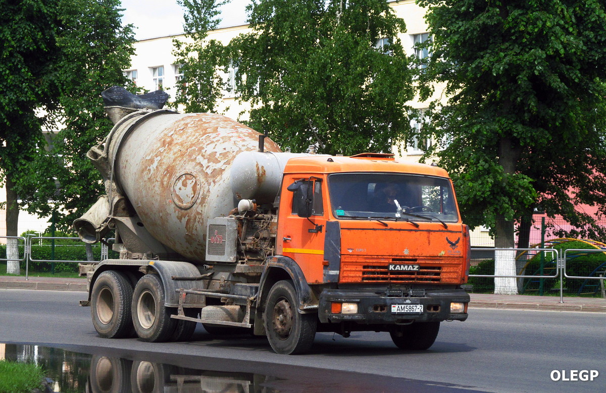 Витебская область, № АМ 5867-2 — КамАЗ-65115 (общая модель)