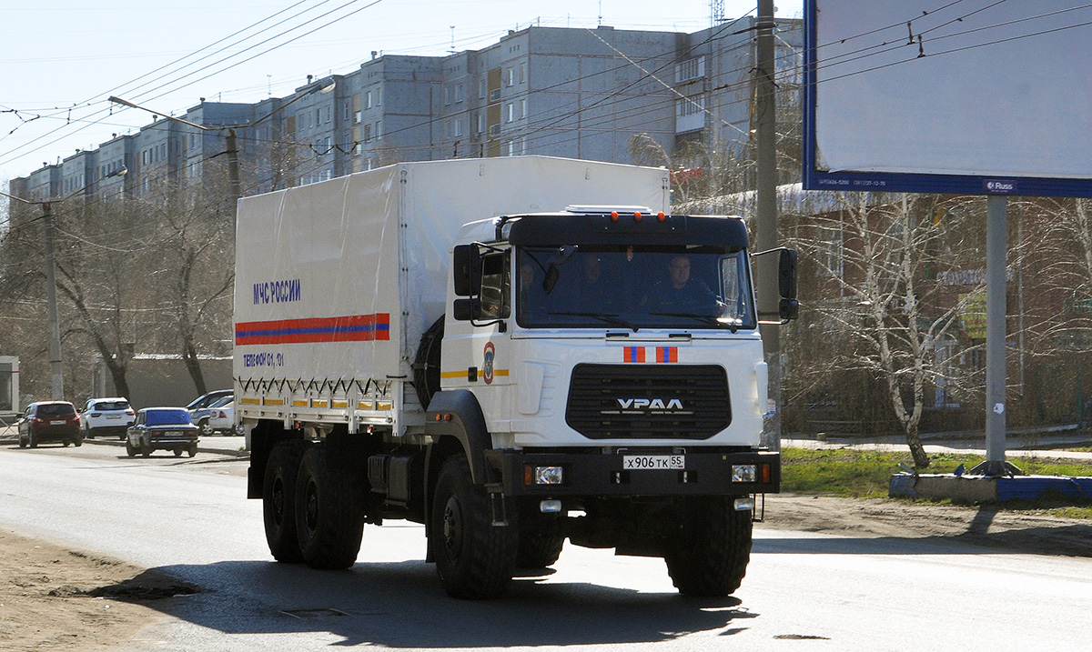Омская область, № Х 906 ТК 55 — Урал-4320-80М