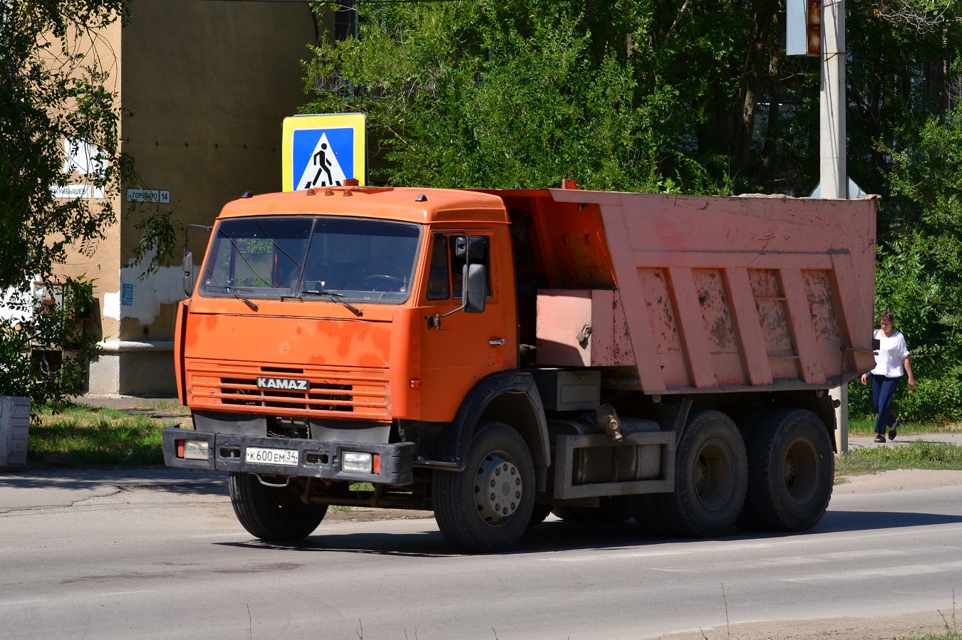 Волгоградская область, № К 600 ЕМ 34 — КамАЗ-65115 [651150]