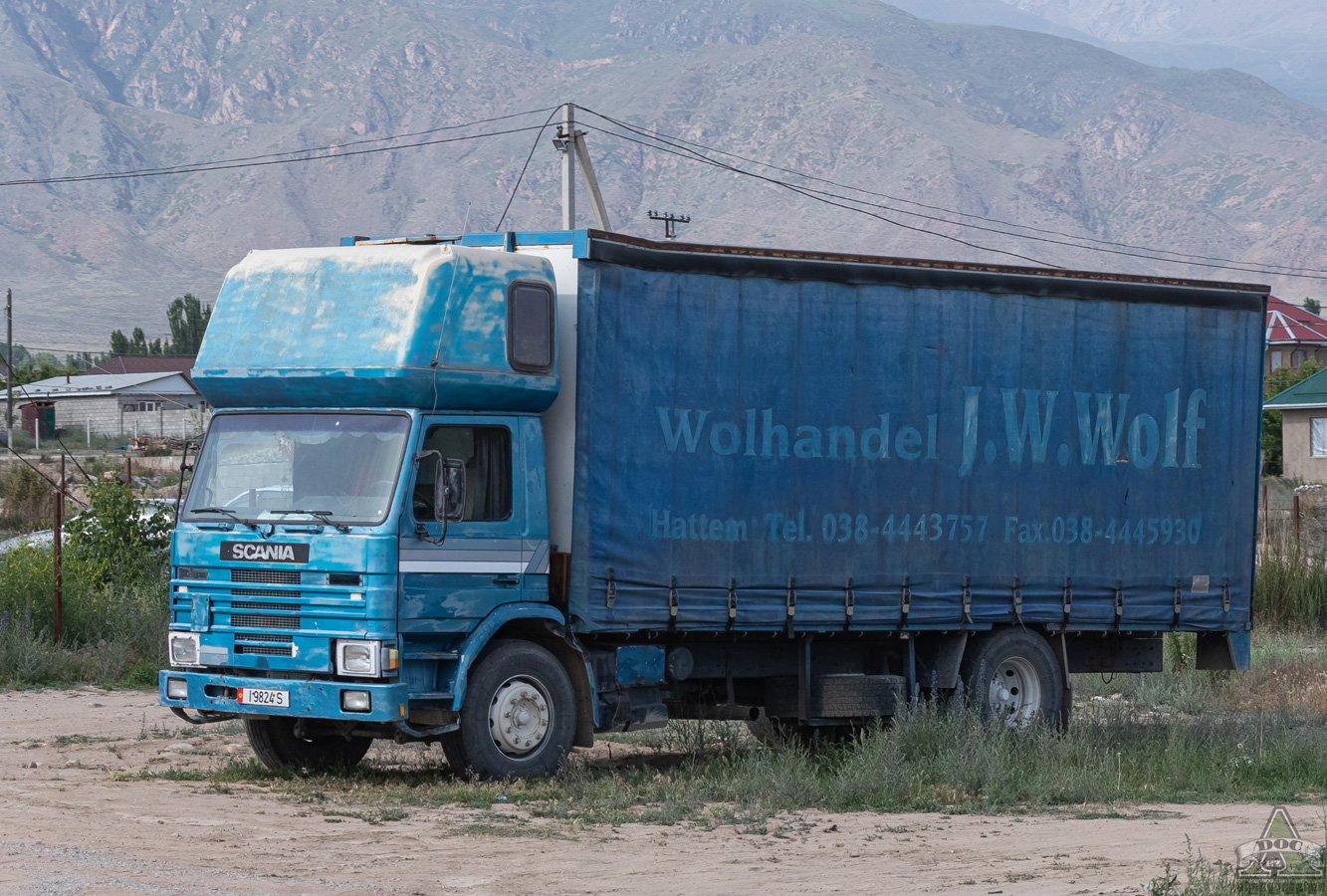 Киргизия, № I 9824 S — Scania (II) P82M