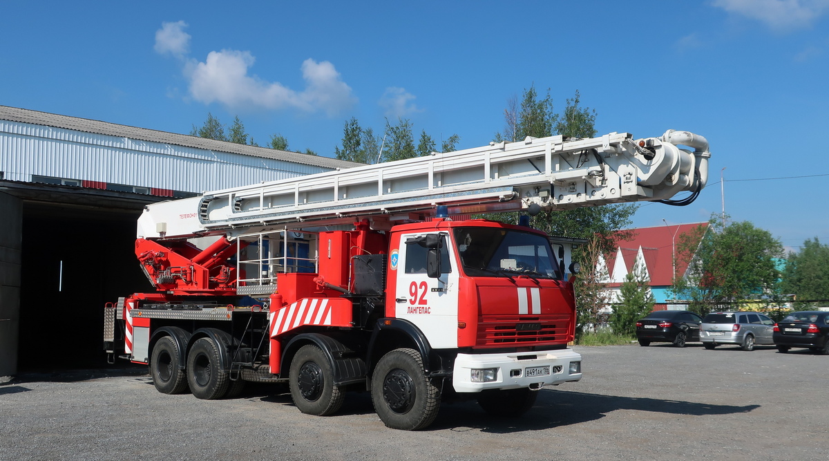 Ханты-Мансийский автоном.округ, № В 491 АК 186 — КамАЗ-6540-62
