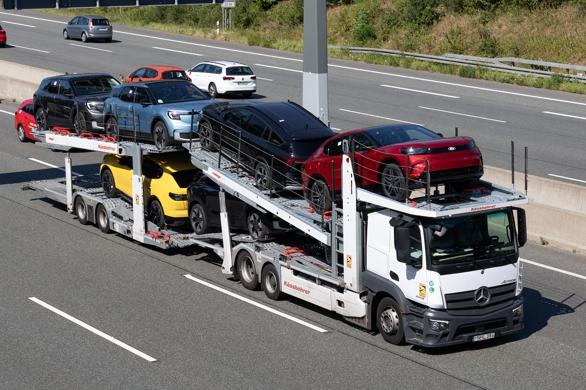 Литва, № NHL 384 — Mercedes-Benz Actros ('2018)