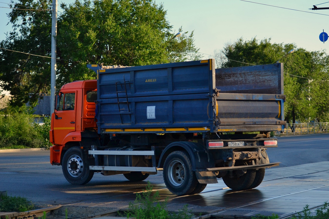 Волгоградская область, № Х 758 ОА 797 — КамАЗ-43253-G5(69)