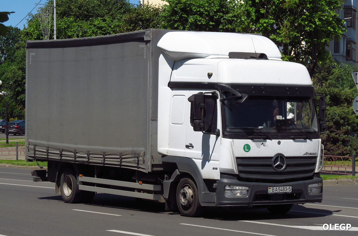 Минская область, № ВА 5483-5 — Mercedes-Benz Atego 818