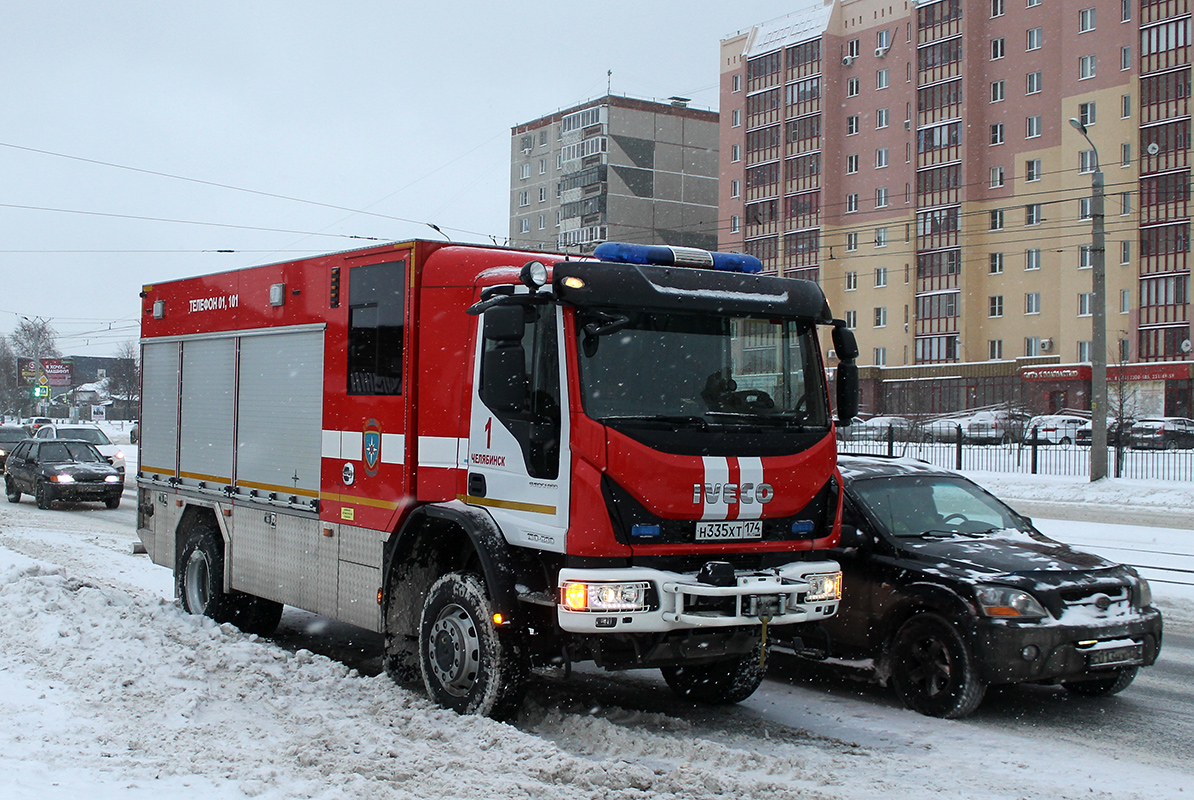Челябинская область, № Н 335 ХТ 174 — IVECO-AMT EuroCargo ('2015)
