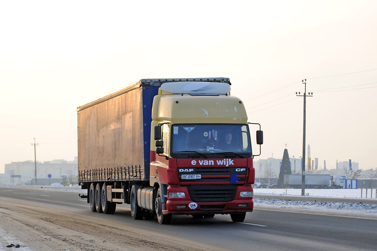 Львовская область, № ВС 0107 ВН — DAF CF65/75/85 (общая модель)
