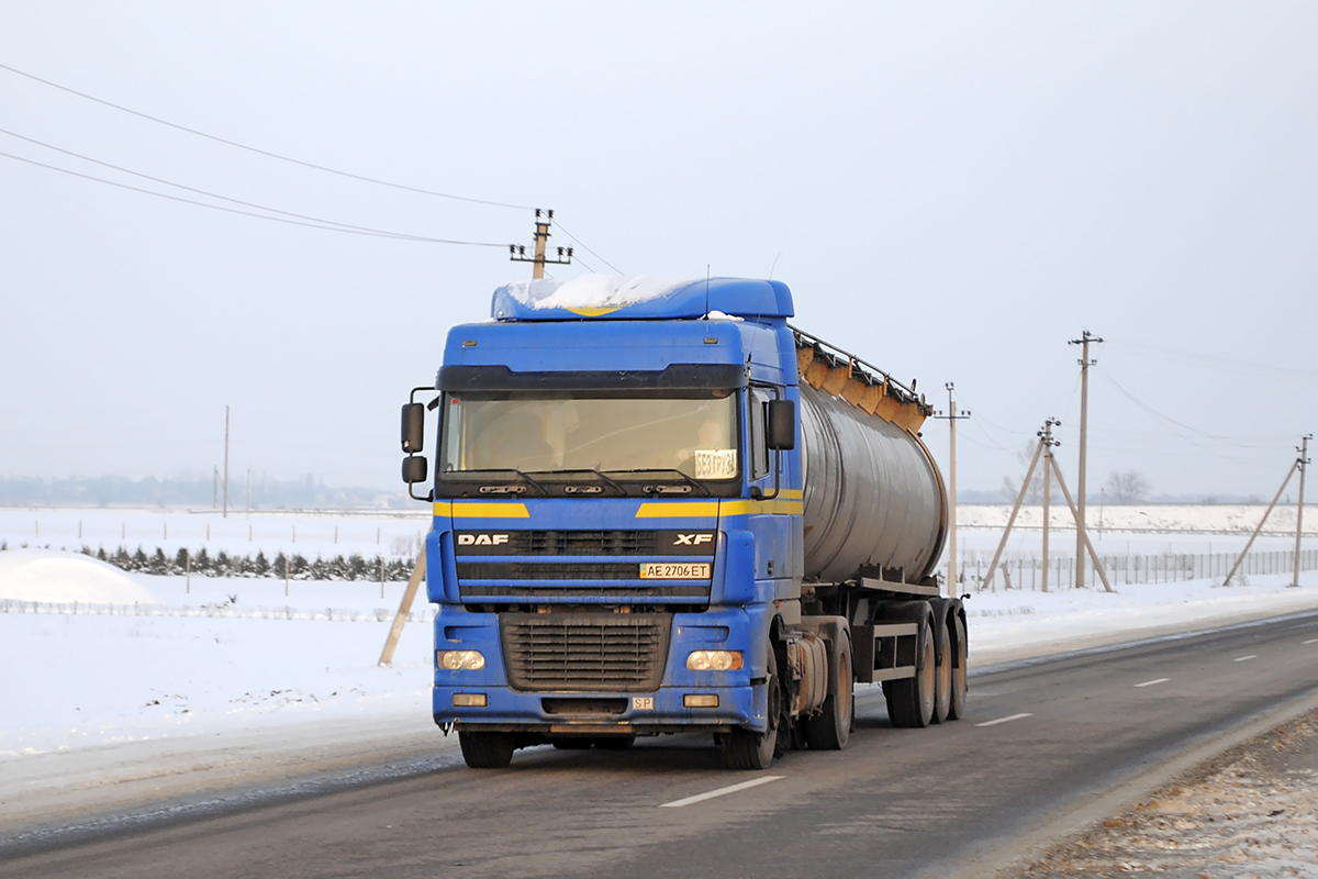 Днепропетровская область, № АЕ 2706 ЕТ — DAF XF95 FT