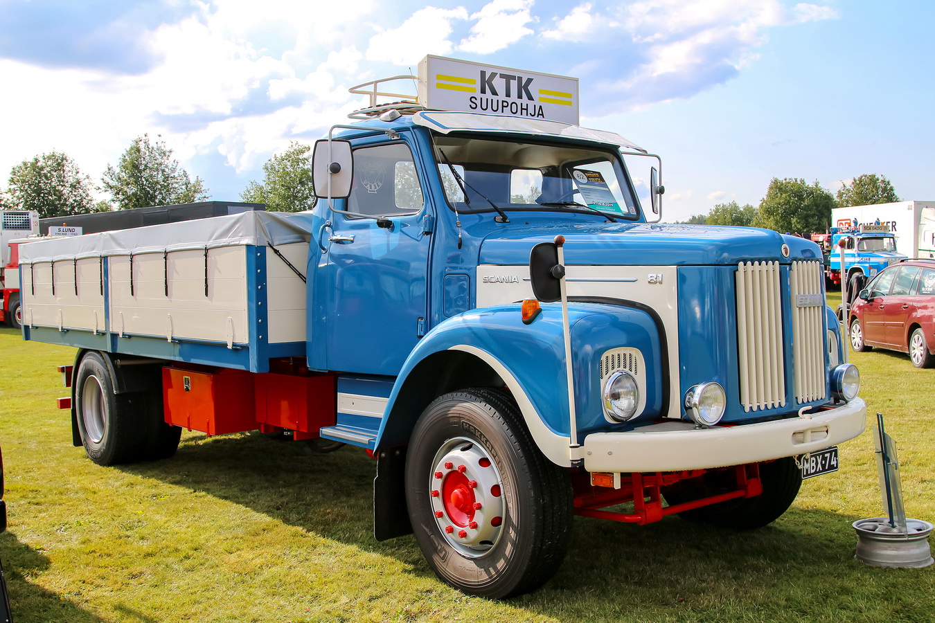 Финляндия, № MBX-74 — Scania-Vabis (общая модель); Финляндия — Power Truck Show 2019