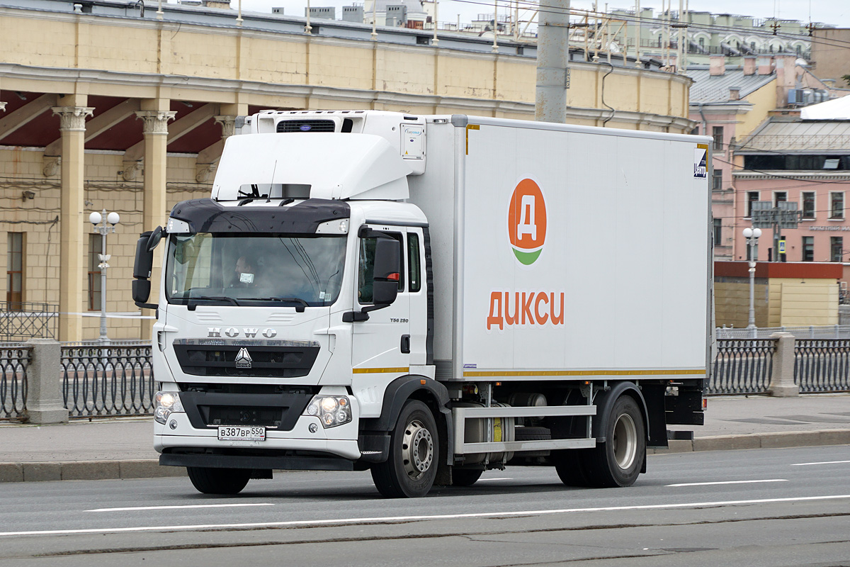 Санкт-Петербург, № В 387 ВР 550 — Howo T5G ZZ1167