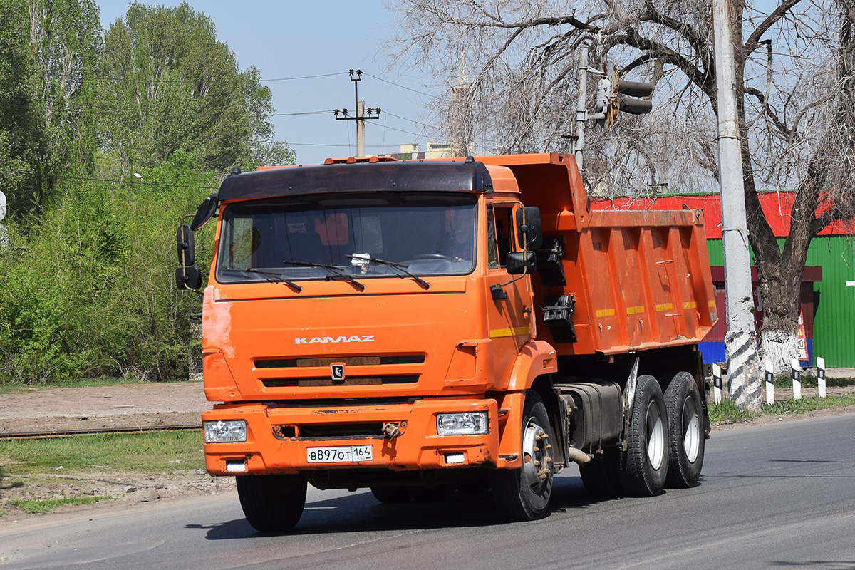 Саратовская область, № В 897 ОТ 164 — КамАЗ-65115-A5(48)