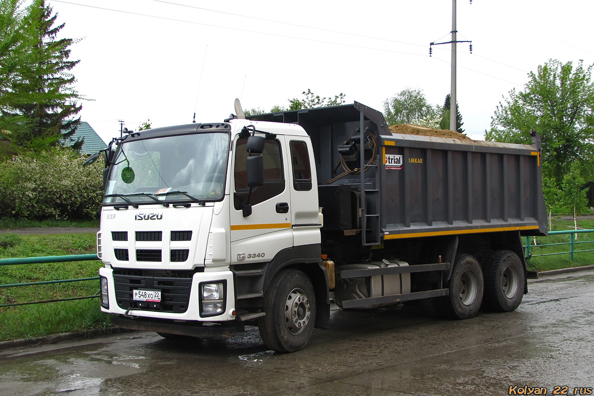 Алтайский край, № Р 548 ХО 22 — Isuzu Giga CYZ