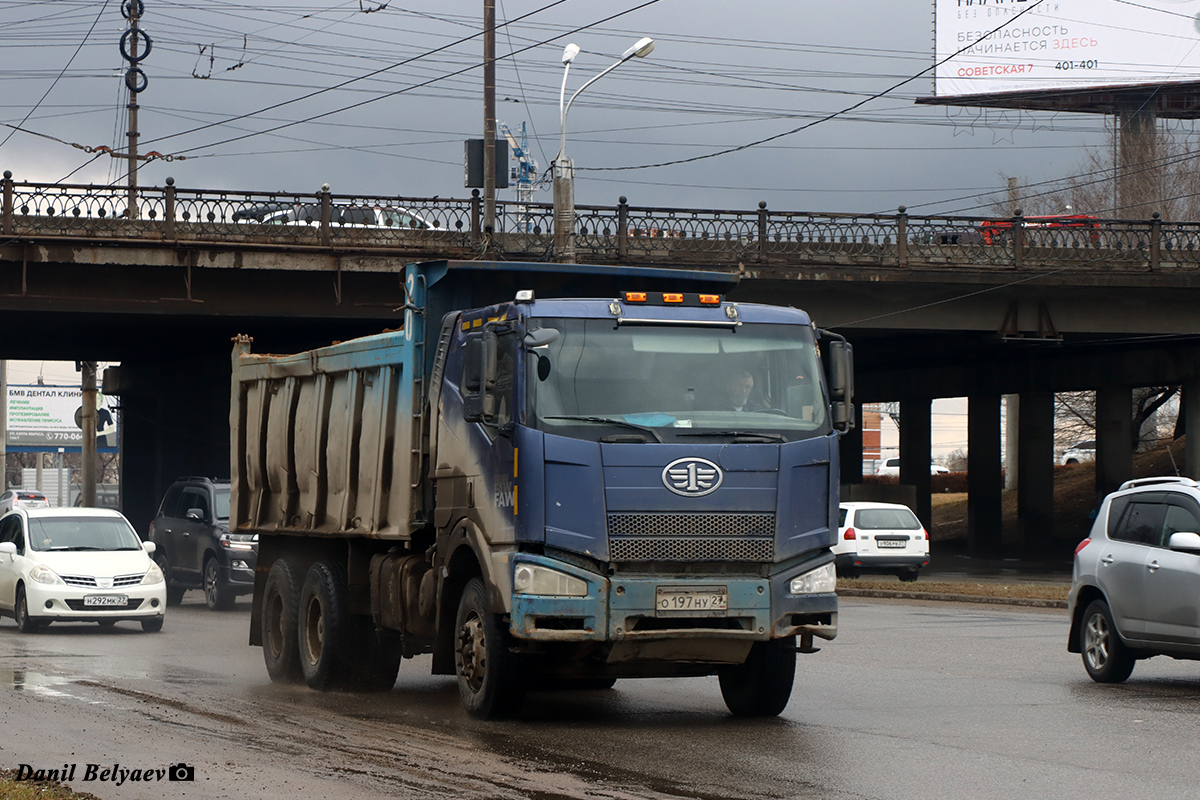 Хабаровский край, № О 197 НУ 27 — FAW J6 CA3250