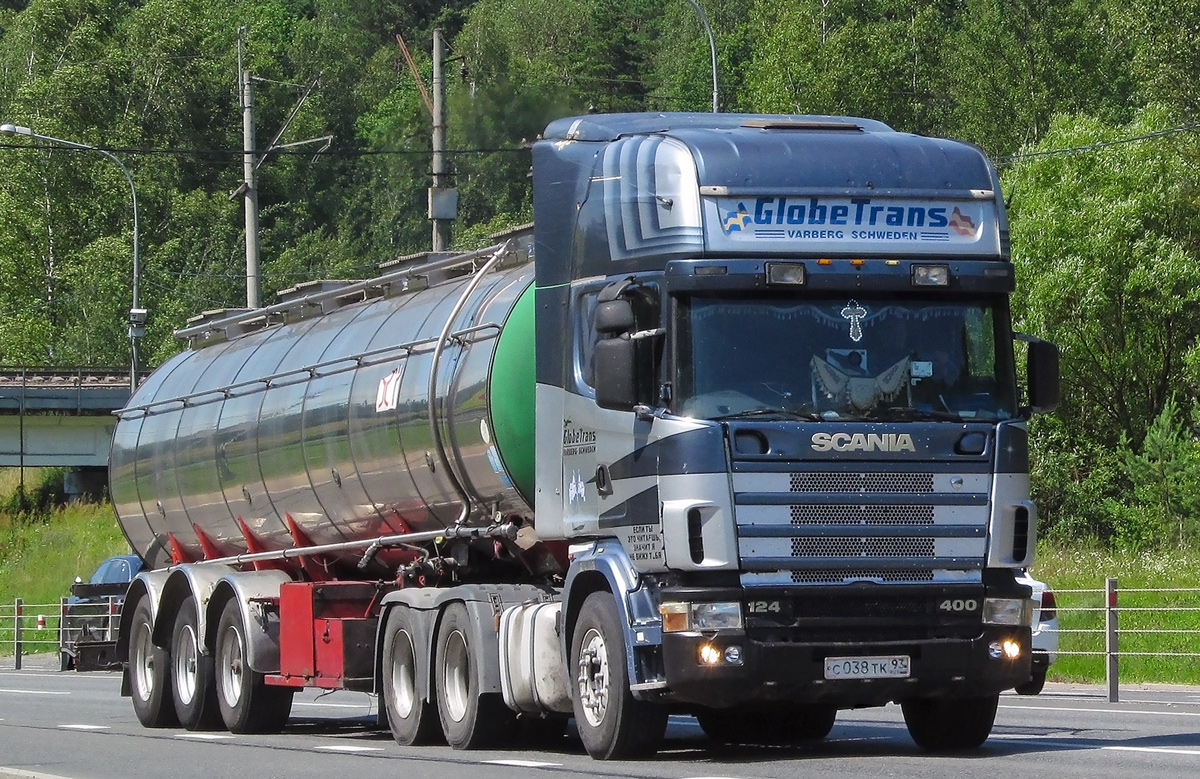 Краснодарский край, № С 038 ТК 93 — Scania ('1996) R124L