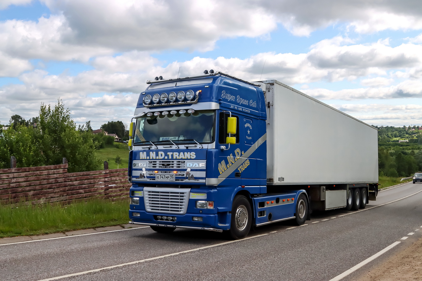 Краснодарский край, № Е 747 МР 93 — DAF 95XF FT; Московская область — Фестиваль TruckDay 2025