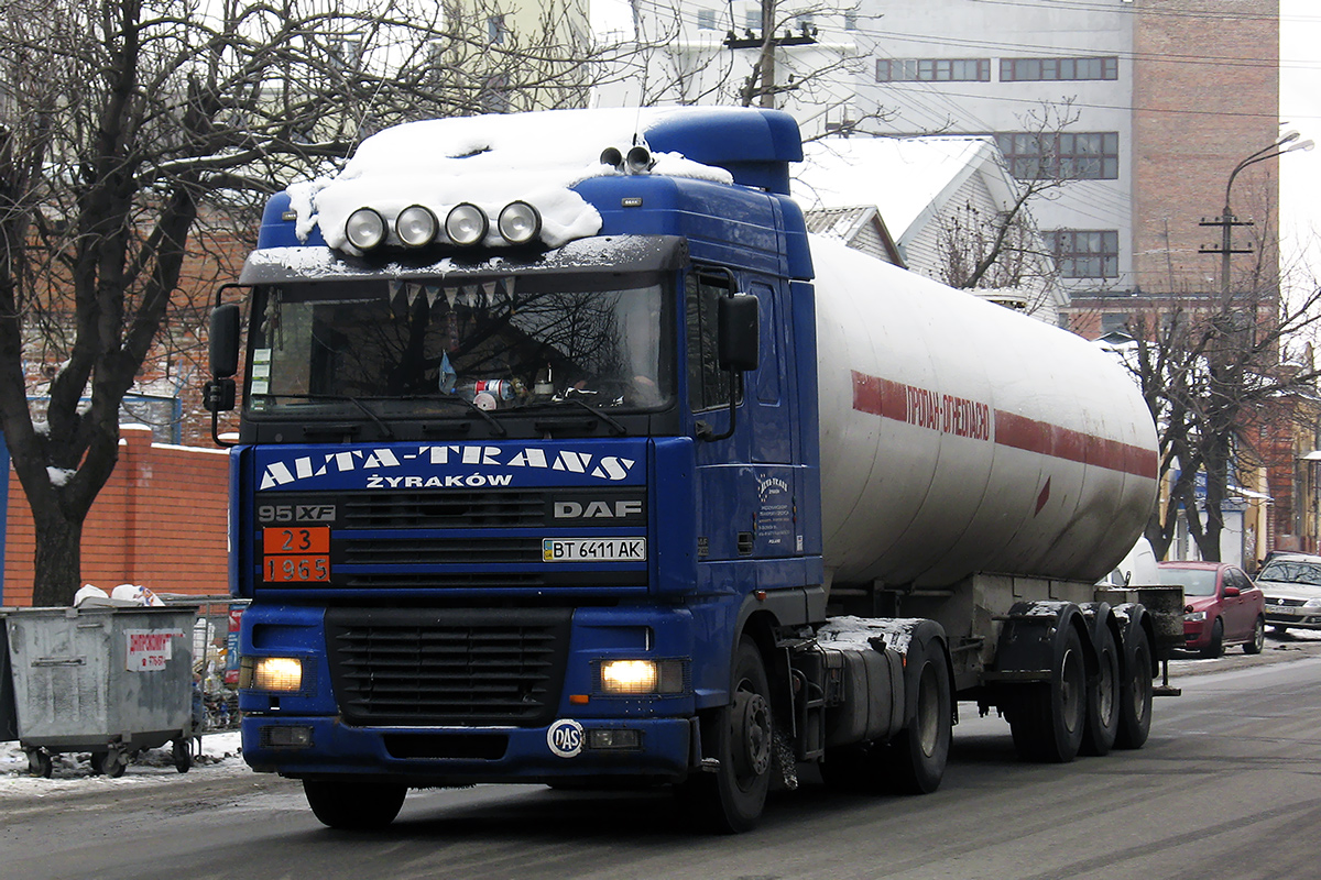 Херсонская область, № ВТ 6411 АК — DAF 95XF FT