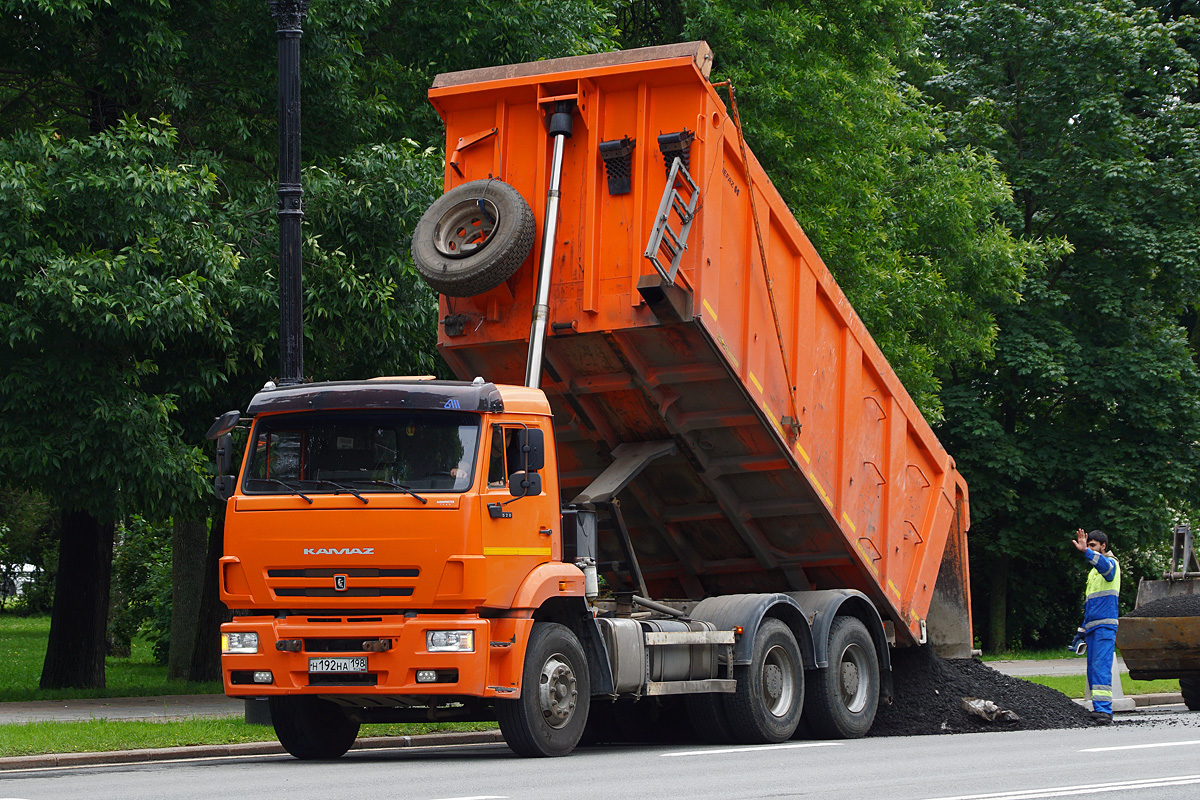 Санкт-Петербург, № Н 192 НА 198 — КамАЗ-6520 (общая модель)
