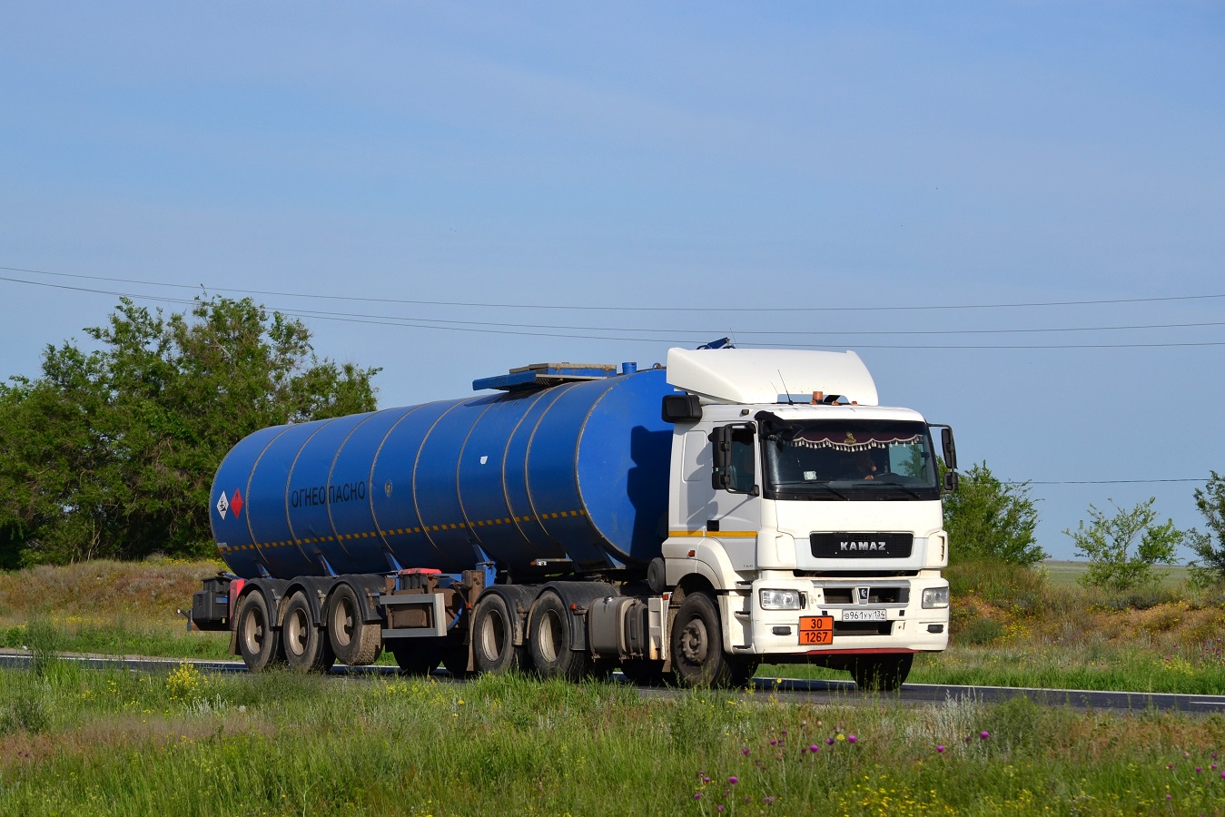 Волгоградская область, № В 961 УУ 134 — КамАЗ-65206-T5(68)