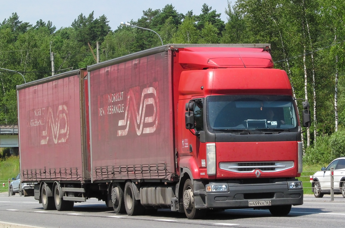 Ростовская область, № Н 459 ХХ 161 — Renault Premium ('1996)