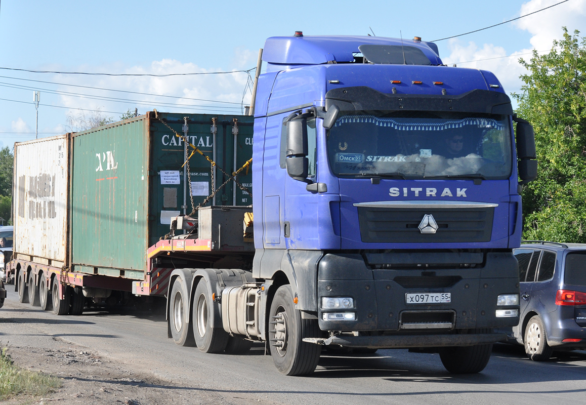 Омская область, № Х 097 ТС 55 — Sitrak C7H ZZ4256