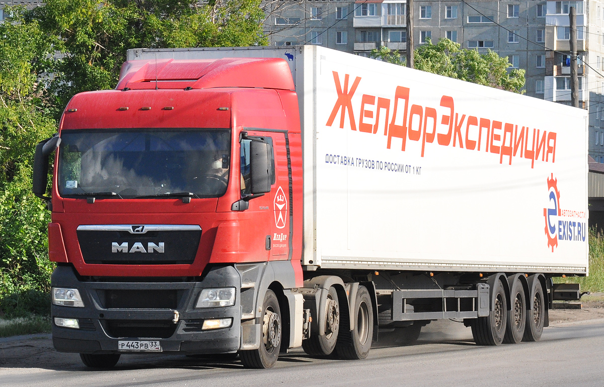 Владимирская область, № Р 443 РВ 33 — MAN TGX ('2007) 26.400