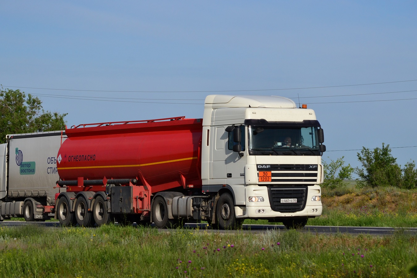 Пензенская область, № О 460 УЕ 58 — DAF XF105 FT