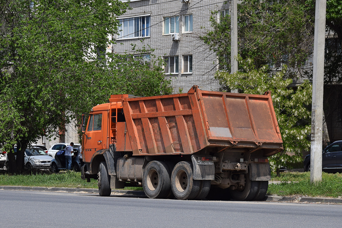 Волгоградская область, № К 580 ТЕ 134 — КамАЗ-65115 [651150]
