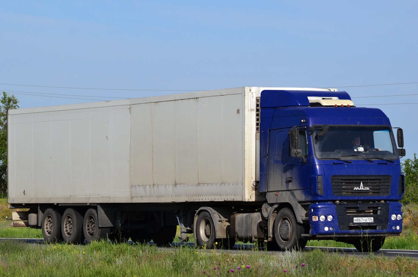 Волгоградская область, № М 867 УВ 134 — МАЗ-5440B9