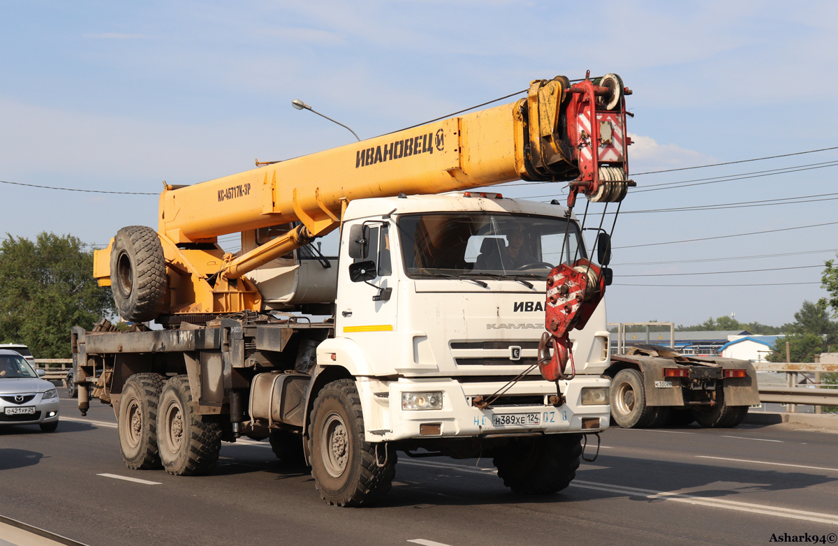 Красноярский край, № Н 389 ХЕ 124 — КамАЗ-43118-46