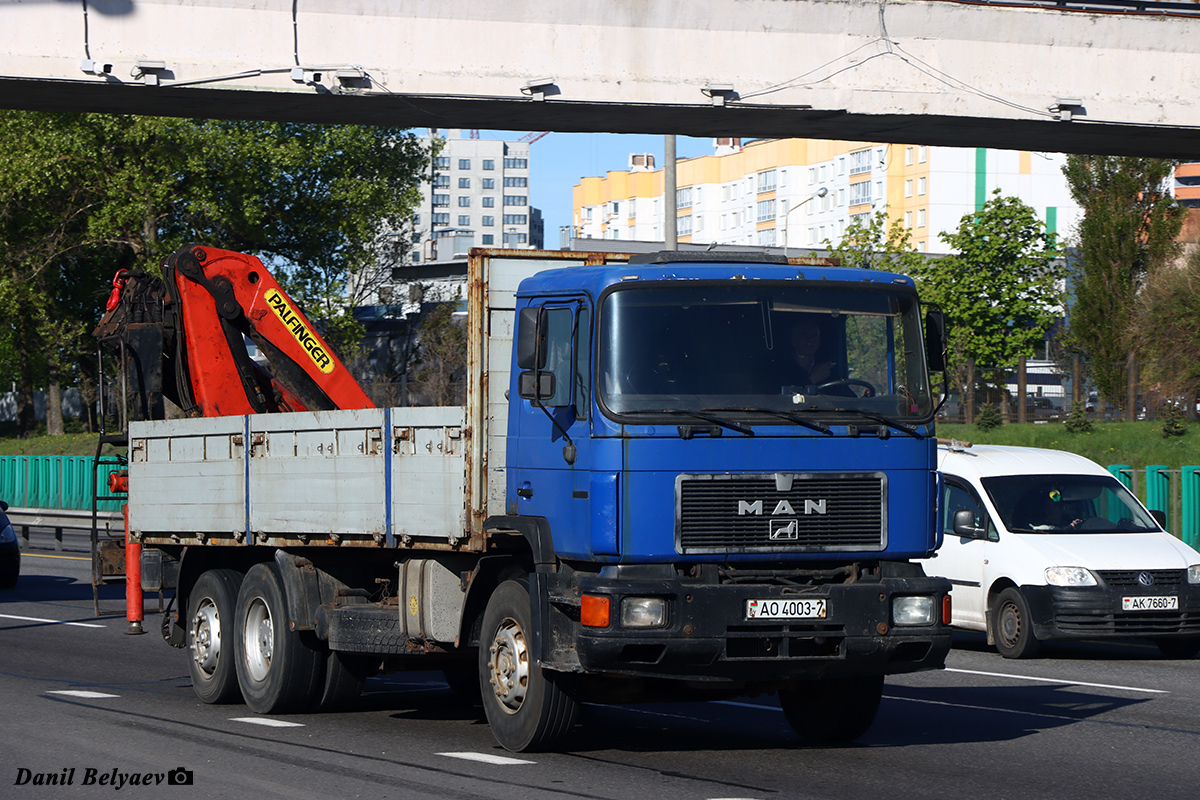 Минск, № АО 4003-7 — MAN F90 (общая модель)