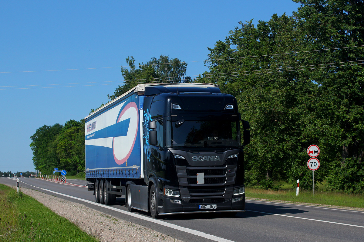 Эстония, № 007 JBS — Scania ('2016) R-Series (общ. м)