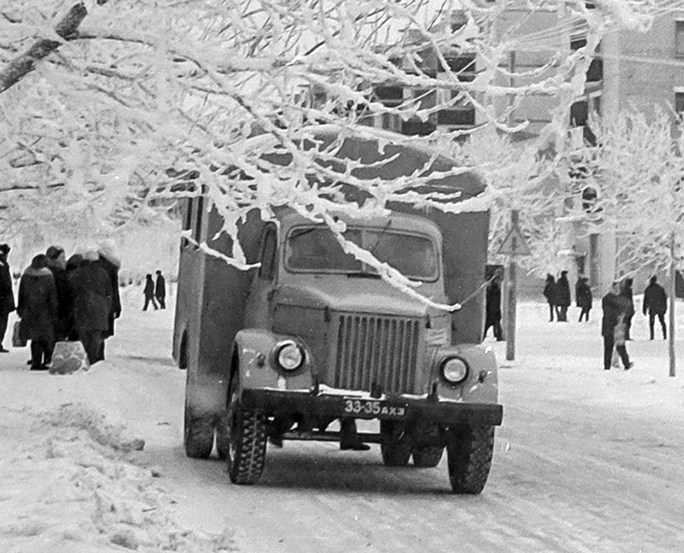 Архангельская область, № 33-35 АХЗ — ГАЗ-51А; Исторические фотографии (до 2000 года) (Архангельская область)
