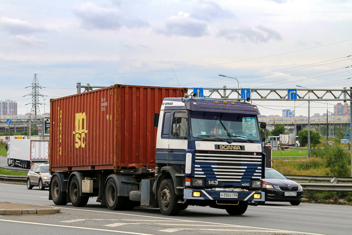 Псковская область, № Н 326 ЕТ 60 — Scania (II) R143M