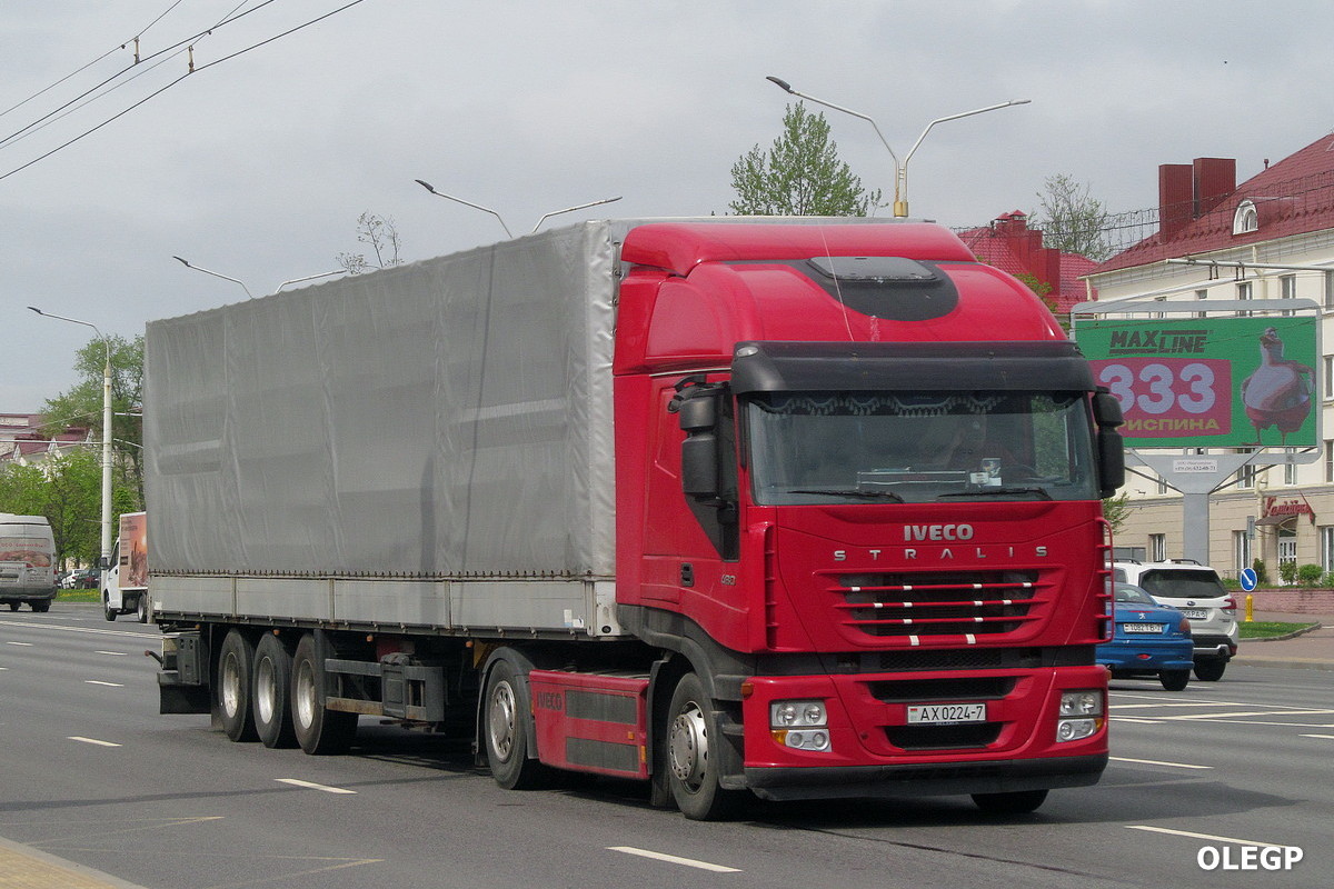 Минск, № АХ 0224-7 — IVECO Stralis ('2002) 460