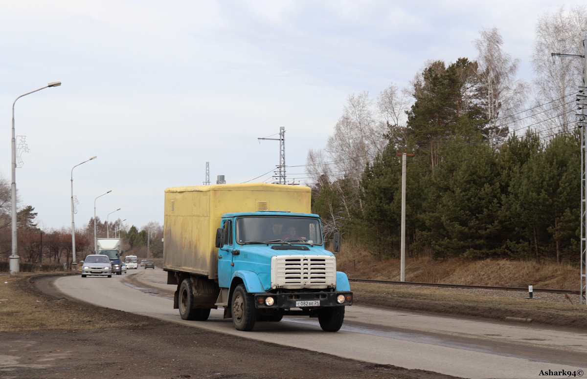 Красноярский край, № С 082 ВЕ 24 — ЗИЛ-433362
