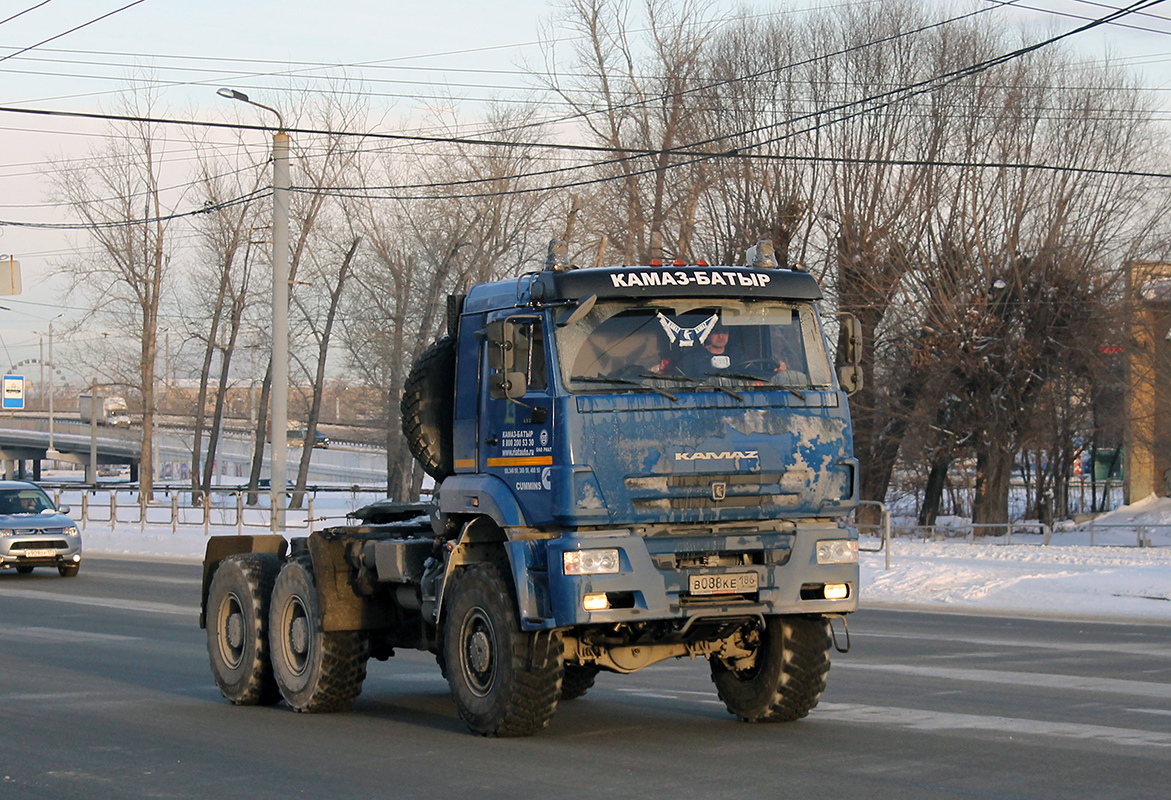 Ханты-Мансийский автоном.округ, № В 088 КЕ 186 — КамАЗ-65225 (общая модель)