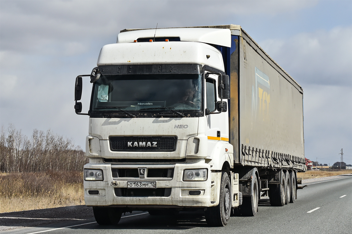 Марий Эл, № О 163 ММ 12 — КамАЗ-5490-S5(87)