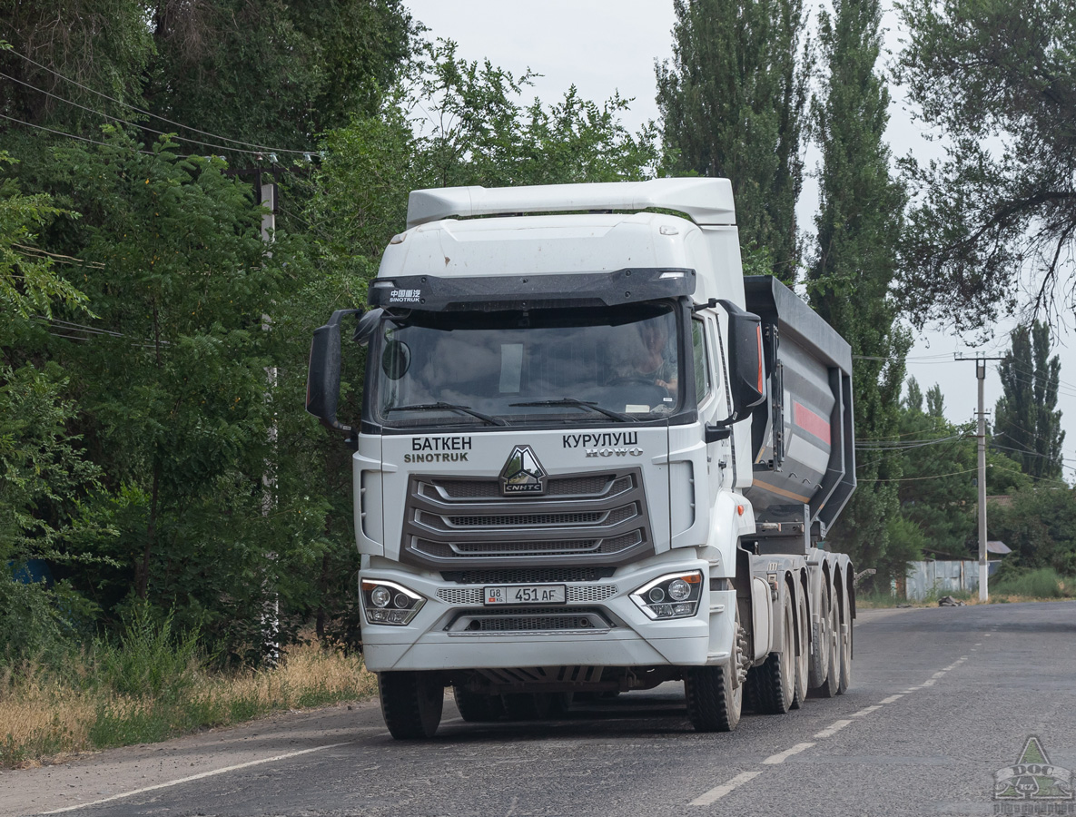 Киргизия, № 08 451 AF — Sinotruk (общая модель)