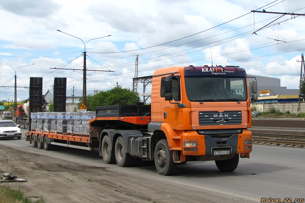 Алтайский край, № О 792 УС 22 — MAN TGA (общая модель)