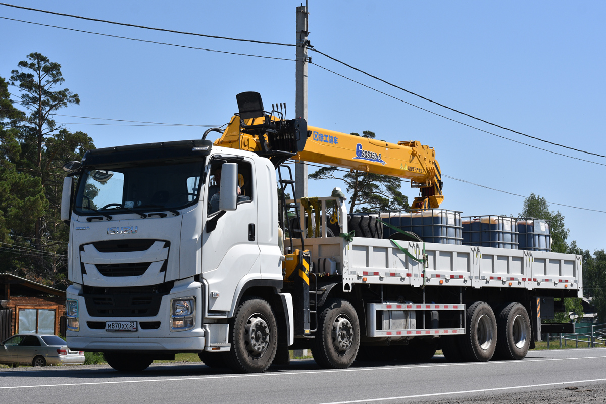 Владимирская область, № М 870 ХХ 33 — Isuzu Giga QL(общая модель) [LWL]