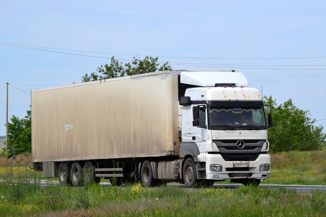 Вологодская область, № Е 503 УМ 35 — Mercedes-Benz Axor 1840 [Z9M]