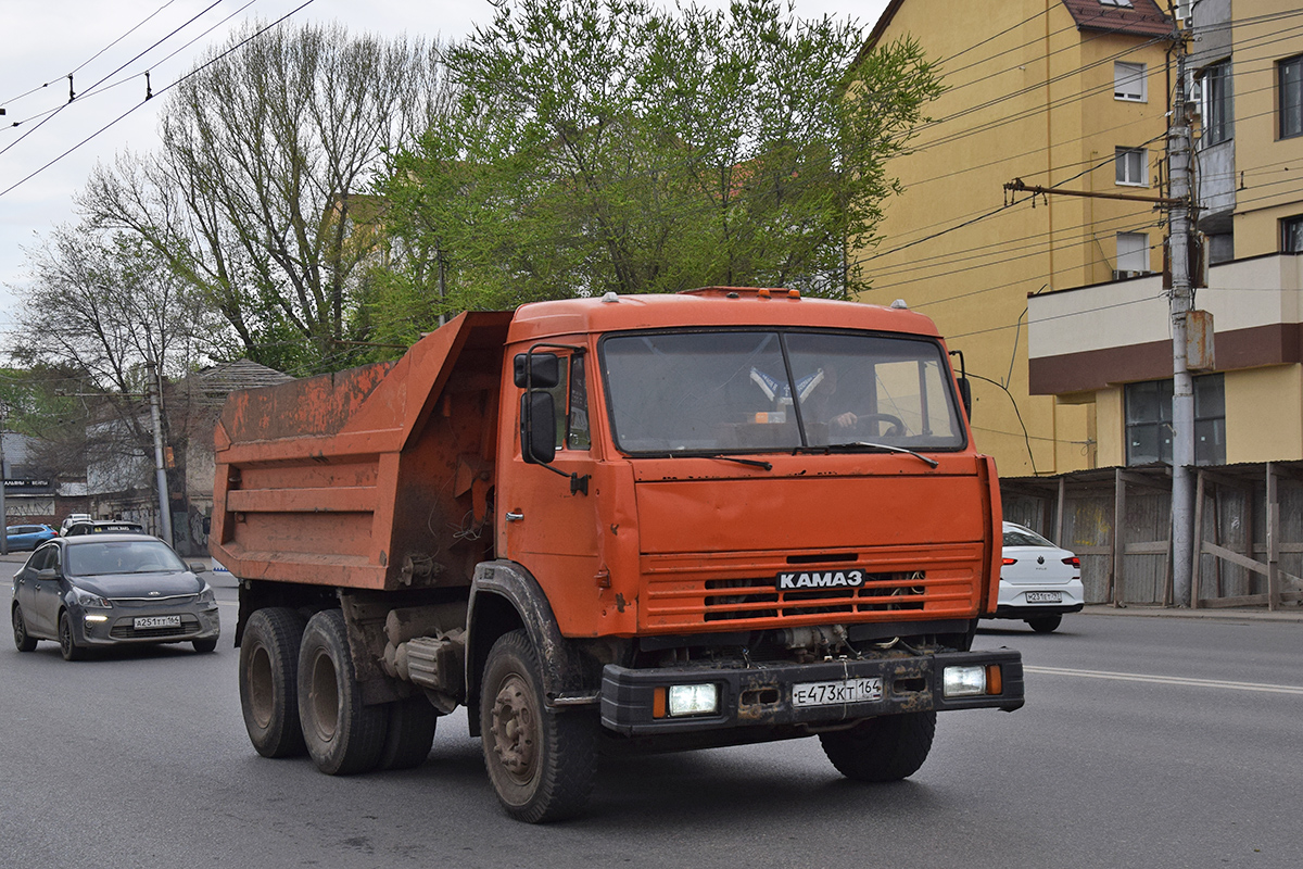 Саратовская область, № Е 473 КТ 164 — КамАЗ-55111-15 [55111R]