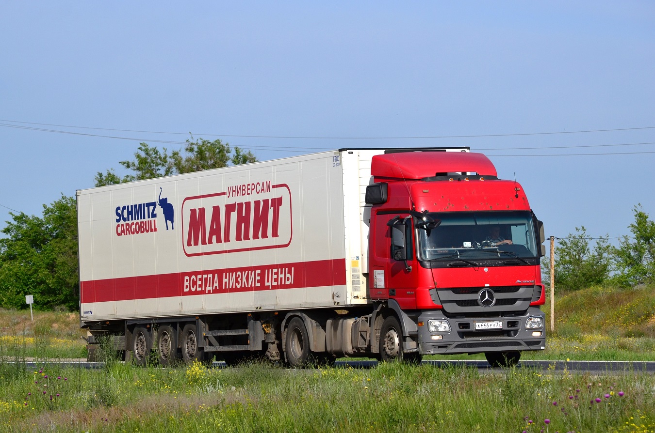 Волгоградская область, № А 666 ЕН 37 — Mercedes-Benz Actros ('2009) 1841