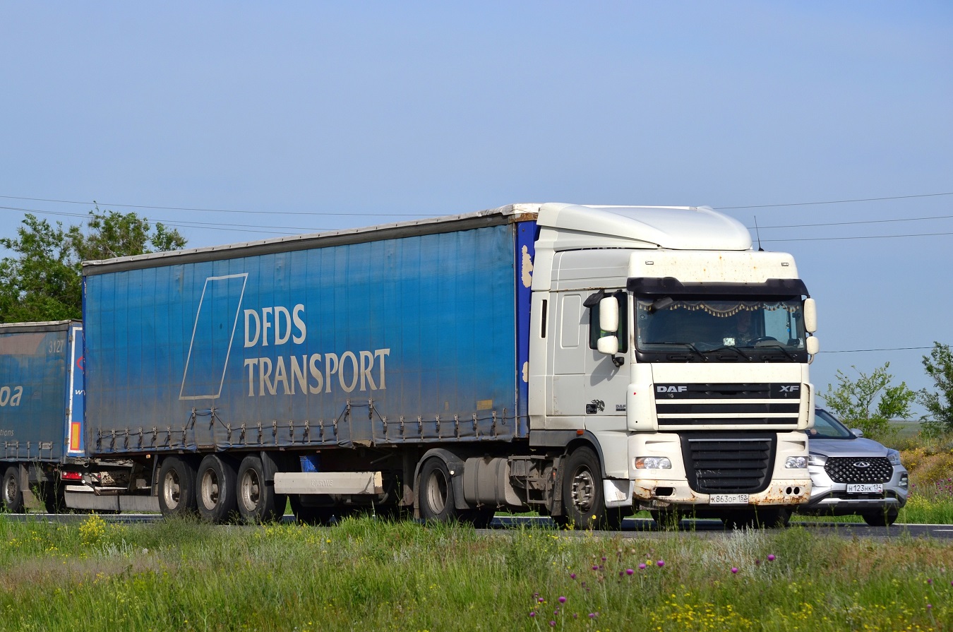 Нижегородская область, № К 863 ОР 152 — DAF XF105 FT