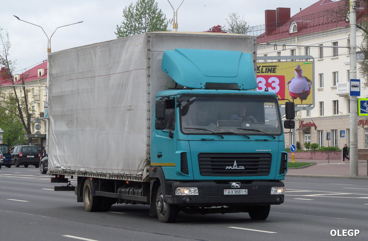 Минская область, № АХ 9681-5 — МАЗ-4371 (общая модель)