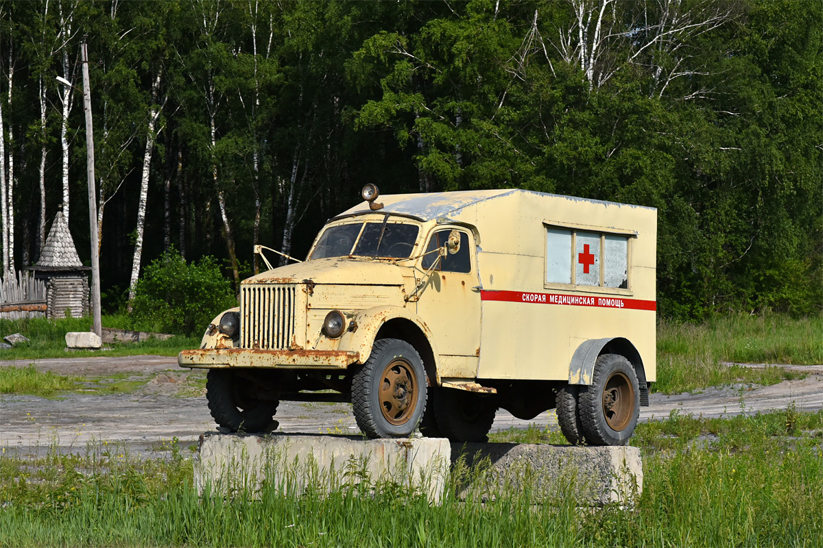 Челябинская область, № (74) Б/Н 0044 — ГАЗ-51А; Техника на постаментах, памятники (Челябинская область); Челябинская область — Автомобили на постаментах