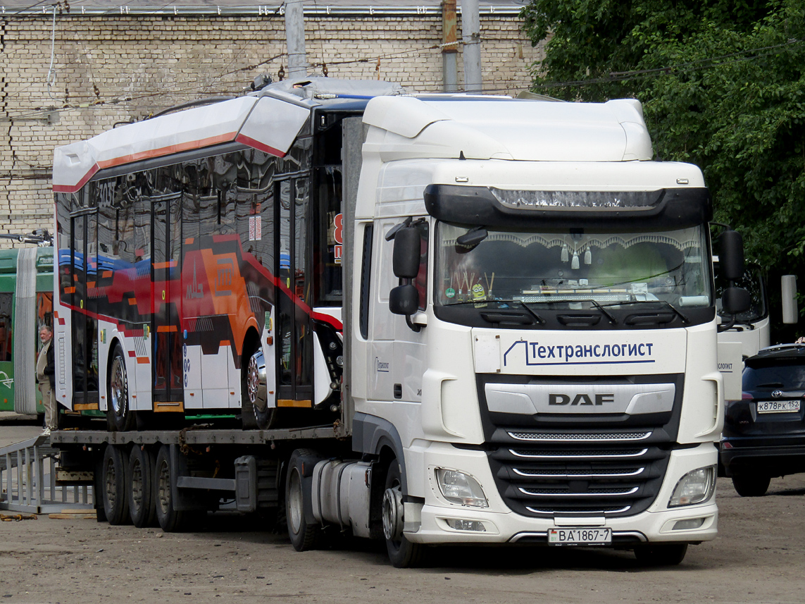 Минск, № ВА 1867-7 — DAF XF Euro6 FT