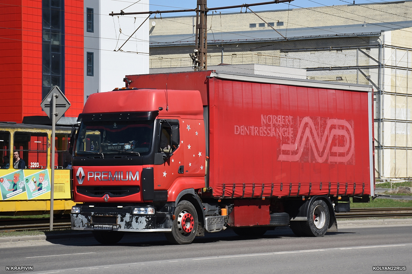 Алтайский край, № М 948 УУ 22 — Renault Premium ('1996)