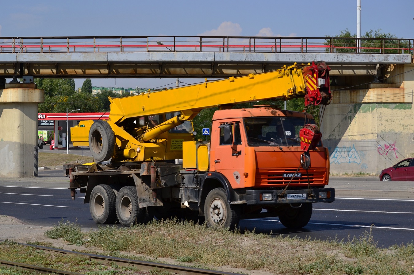 Волгоградская область, № О 961 ЕН 34 — КамАЗ-53215 [532150]
