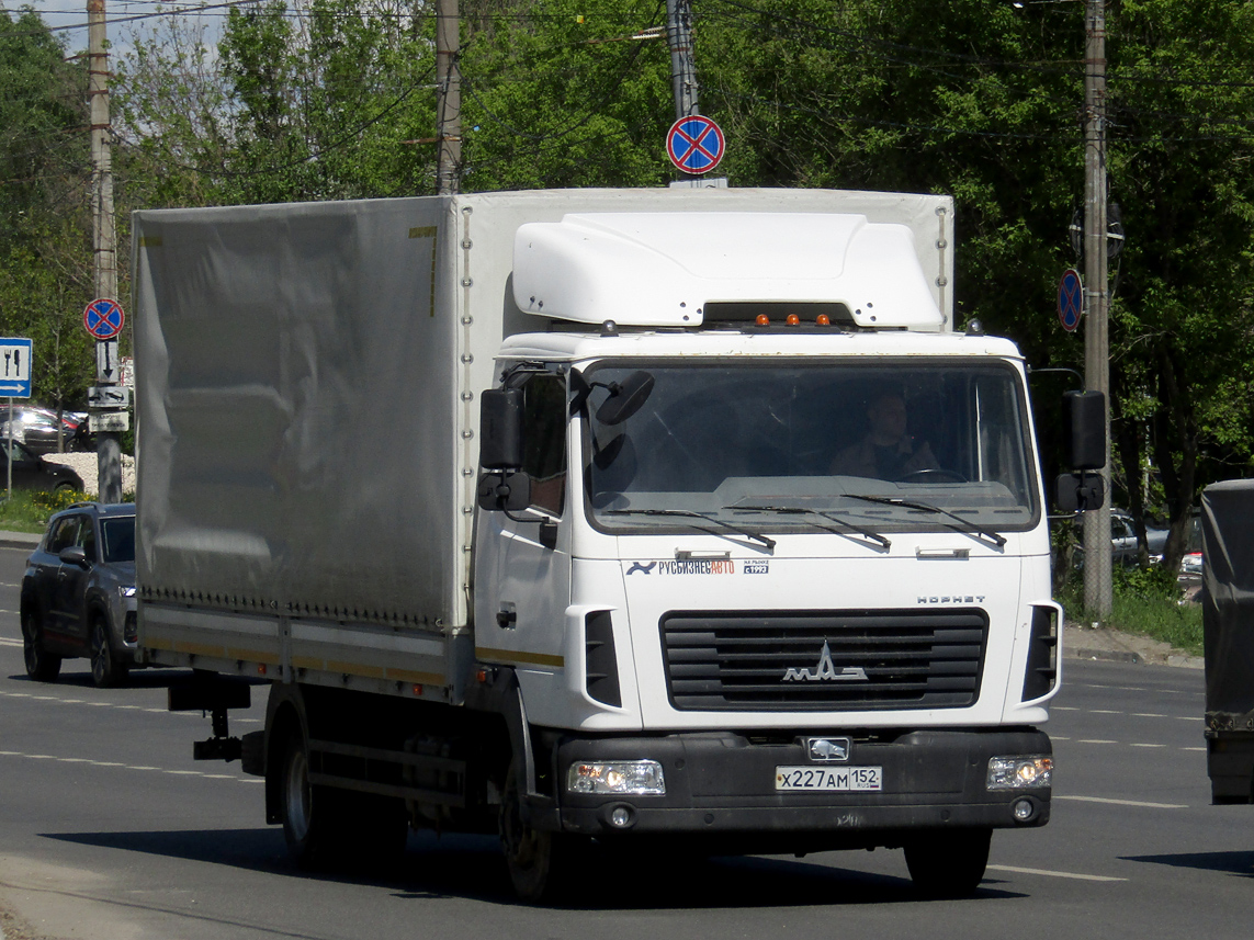 Нижегородская область, № Х 227 АМ 152 — МАЗ-4371C0